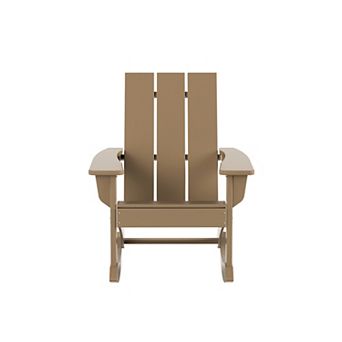 Westintrends Outdoor/patio Modern Adirondack Rocking Chair