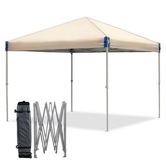 Aoodor 10'x10' Waterproof and UV resistant Pop Up Canopy Tent with Roller Bag
