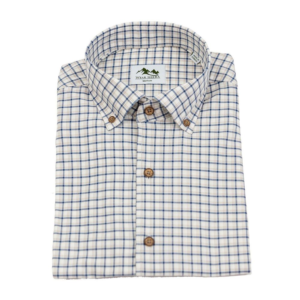 Wear Sierra Top Shelf Men's Cotton Long Sleeve Button Up Shirts in Black