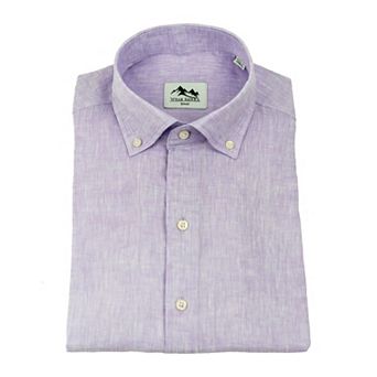 Premium Linen Short Sleeve Top Shelf Button Down Shirt