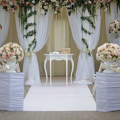 19" by 10.9 Yard Tulle Fabric Backdrop Curtains for DIY Tutu Skirt Shower Decor Wedding Crafts