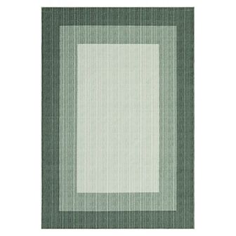 Garvee Machine Washable Non Slip Modern Striped Edge Printed Area Rug for Home Decor