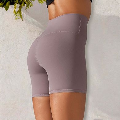 Women's High Waist Seamless Compression Sports Shorts