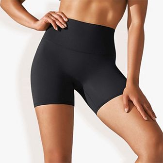 Women's High Waist Seamless Compression Sports Shorts