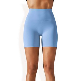 Women's High Waist Seamless Compression Sports Shorts