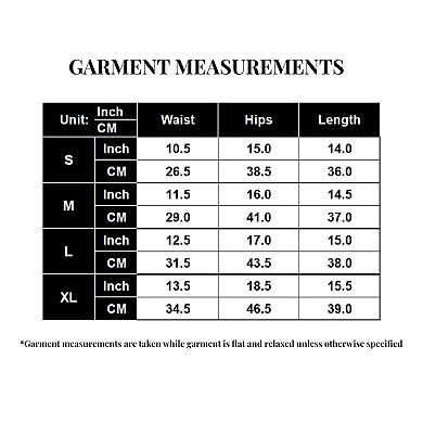 Women's Tight Fitting High Waisted Pocket Sport V-Waist Band Shorts