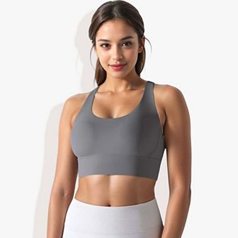 Women's Seamless Tight Cross Back Sports Bra