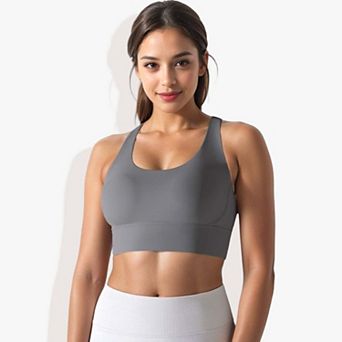 Women's Seamless Tight Cross Back Sports Bra