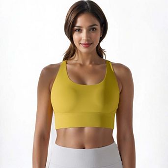 Women's Seamless Tight Cross Back Sports Bra