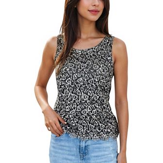 Women's Shine Bright Sequin Sleeveless Tank