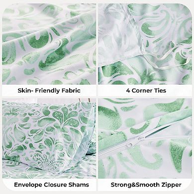 3-Piece Luxury Cool Duvet Cover & Sham Set