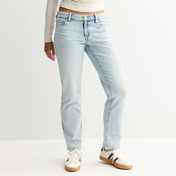 Juniors' SO® Low Rise '90s Straight Jeans