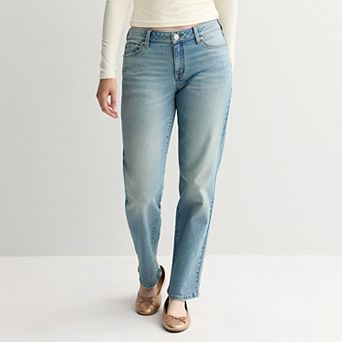 Juniors' SO® Low Rise '90s Straight Jeans