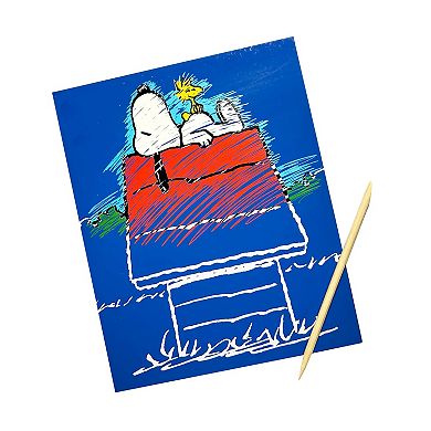 Ooly Peanuts 12-pc. Scratch Art Kit & Wooden Scratch Tool