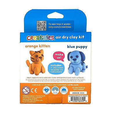 Ooly Creatibles Air Dry Clay Kit