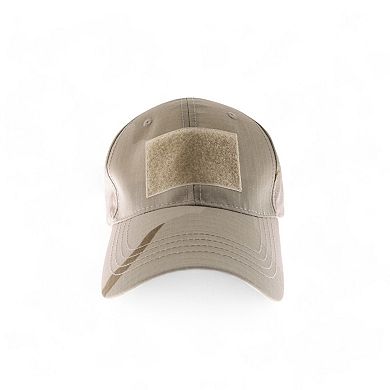 Camo Tactical Cap with Velcro Patch for Customization and Adjustable Fit