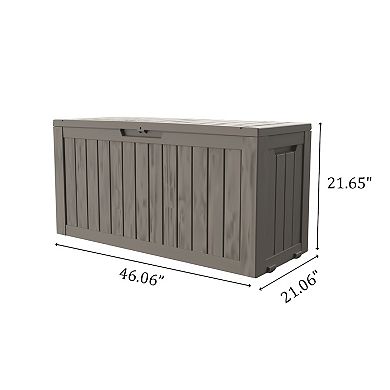 75-Gallon Wheeled Storage Bin Heavy Duty Plastic Lid for Home Garage Closet​