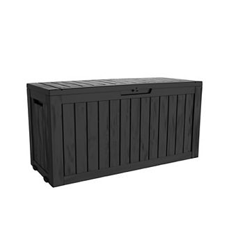 75-Gallon Wheeled Storage Bin Heavy Duty Plastic Lid for Home Garage Closet​