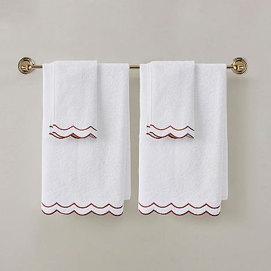 Peri Scallop 4-piece Bath and Hand Towel Set