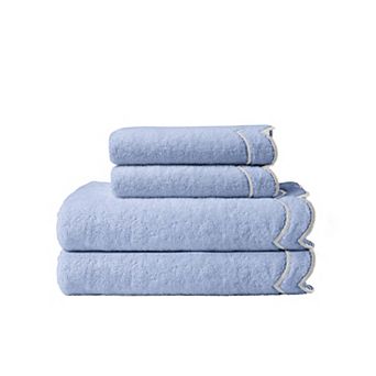 Peri Scallop 4 pc Bath and Hand Towel Set