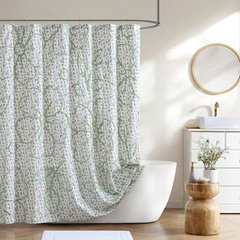 Peri Homeworks Blueberry Chenille Shower Curtain