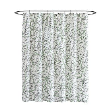 Peri Homeworks Blueberry Chenille Shower Curtain