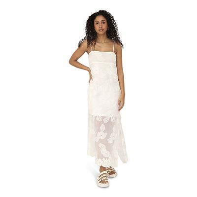 Belle & Bloom Fever Dream Midi Dress - White