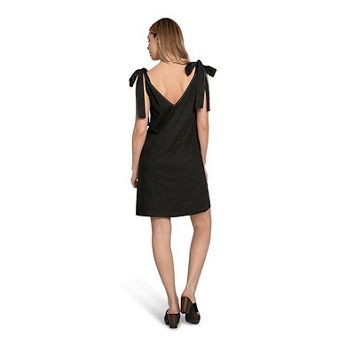 Burning Love Tie Shoulder Mini Dress
