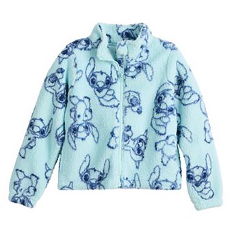 Girls 7-16 Disney's Lilo & Stitch Cute Pose Full Zip Woobie Jacket