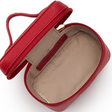 LC Lauren Conrad Top Handle Coin Pouch With Heart Design