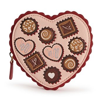 LC Lauren Conrad Chocolate Box Coin Pouch