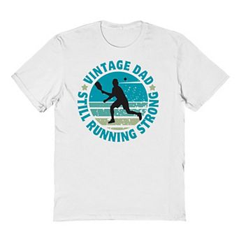 Men's Vintage Dad Still Running Graphic Tee
