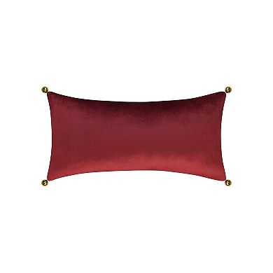 St. Nicholas Square Disney Velvet Sleigh Decorative Pillow