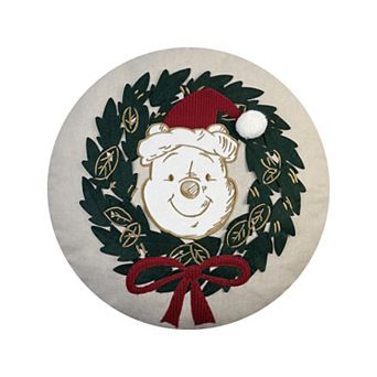 St. Nicholas Square® Disney's Winnie The Pooh Wreath Round Decorative Pillow