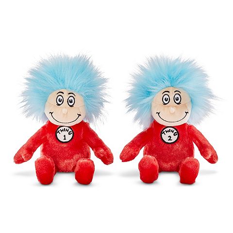 Детские мягкие игрушки Kohl's Cares 2 pc Dr. Seuss Thing 1 & Thing 2 Plush Toys Set