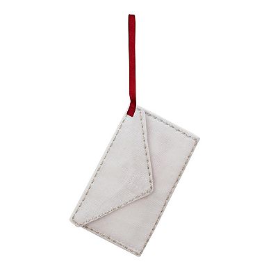 St. Nicholas Square Felted Letters to Santa Christmas Ornament