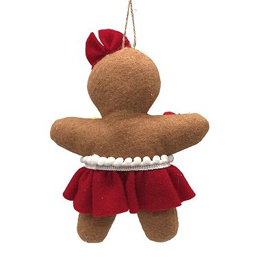 St. Nicholas Square® Felted Mr. Gingerbread Christmas Ornament