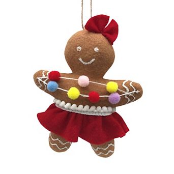 St. Nicholas Square® Felted Gingerbread Christmas Ornament
