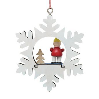 St. Nicholas Square® Wood Folk Inspired Christmas Ornament