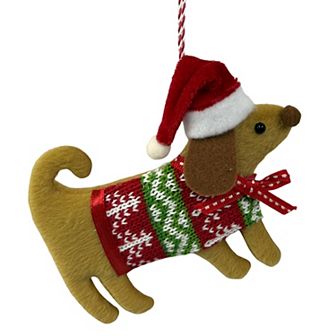 St. Nicholas Square® Felted Dog Christmas Ornament