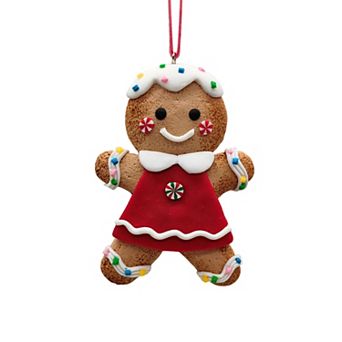 St. Nicholas Square® Clay Gingerbread Girl Christmas Ornament