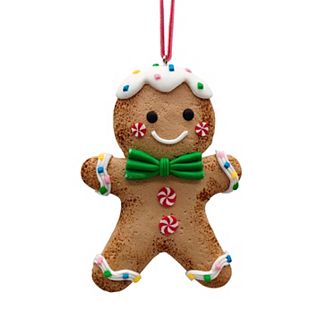 St. Nicholas Square® Clay Gingerbread Boy Christmas Ornament