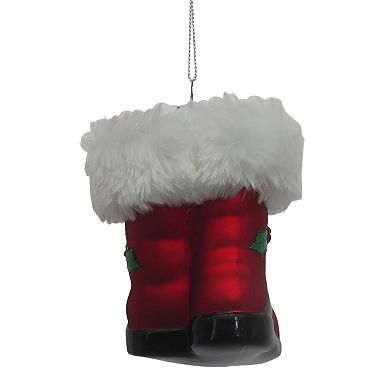 St. Nicholas Square® Mixed Media Santa Boots Christmas Ornament