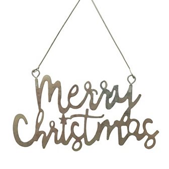 St. Nicholas Square® Merry Christmas Metal Christmas Ornament