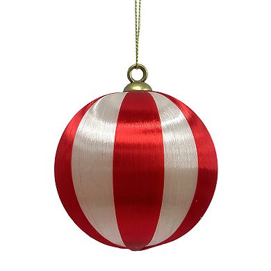 St. Nicholas Square® Striped Plastic Christmas Ornament