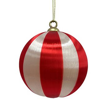 St. Nicholas Square® Striped Plastic Christmas Ornament
