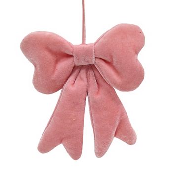St. Nicholas Square® Velvet Fabric Bow Christmas Ornament