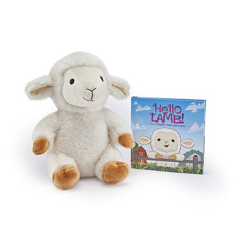 Детские мягкие игрушки Kohl's Cares Hello Lamb Plush Toy & Book Bundle