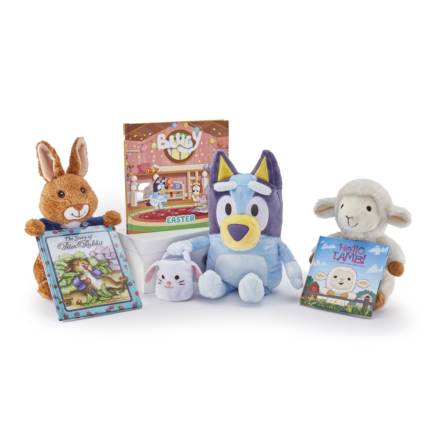 Детские мягкие игрушки Kohl's Cares Hello Lamb Plush Toy & Book Bundle — фото 3
