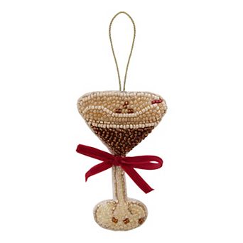 St. Nicholas Square® Espresso Martini Beaded Christmas Ornament